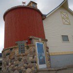 Stone and Wood Silo Entry